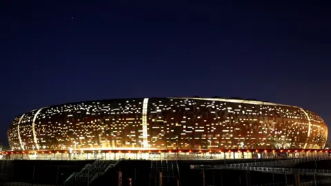 Reuters A general view of Soccer City, also known as the FNB Stadium, in Johannesburg May 11, 2010.