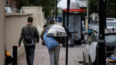 EPA Prisoners are released from HMP Pentonville in London, Britain, 10 September 2024. 