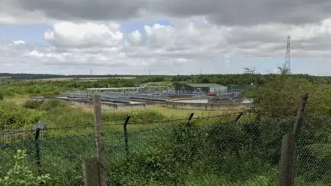 Google Water treatment works on Wheldon Road