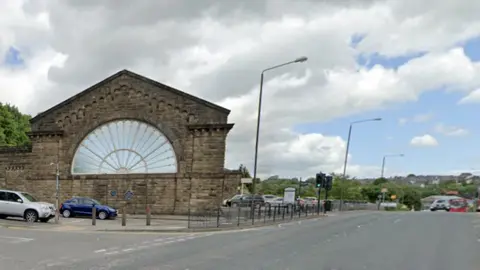 Google Junction of Station Road and Palace Road in Buxton, Derbyshire