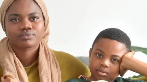 Rob Browne/Wales Online Raheem and his mother