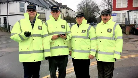 Four Speedwatch volunteers