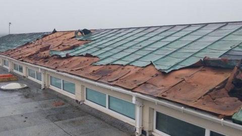 Roof missing copper 
