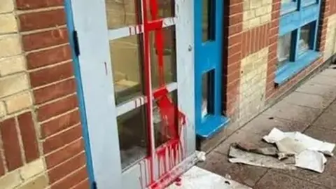 Red paint thrown on Jewish schools in London a hate crime police