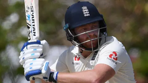 England batsman Jonny Bairstow in action in Barbados