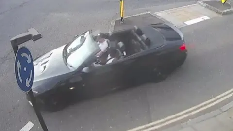 BMW involved in hit-and-run