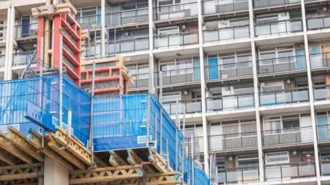 A block of flats under construction