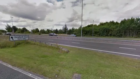 Google A34 Handforth Dean bypass