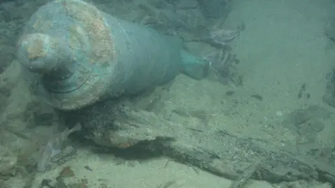 ODYSSEY MARINE EXPLORATION, INC cannon from wreck