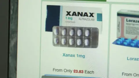 Xanax advertised online