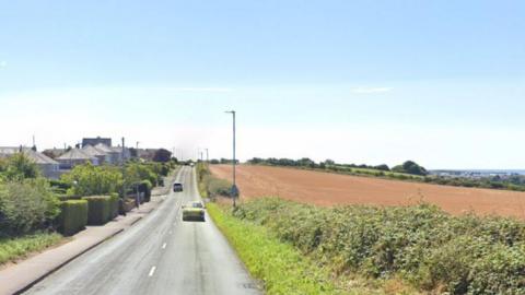 Site of the new homes planned for Seaton