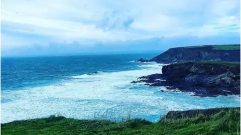 Mullion Coastguard Team A photo of the cliff