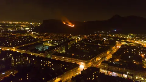 Andy Holbrook Arthur's Seat fire
