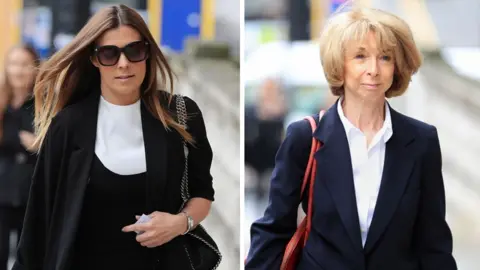 PA Kym Marsh and Helen Worth