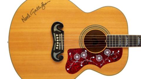 Noel Gallagher's Signed 'Wonderwall' Guitar Hits the Auction Block