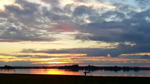 Susan Gibbs A beautiful sunset captured at Farmoor
