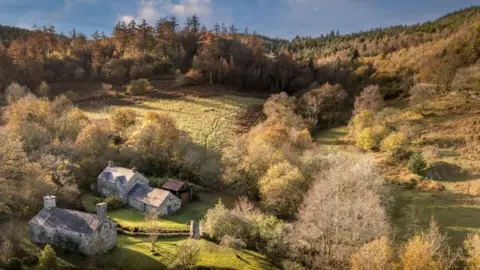 National Trust Mike Henton Aerial shot of house and land