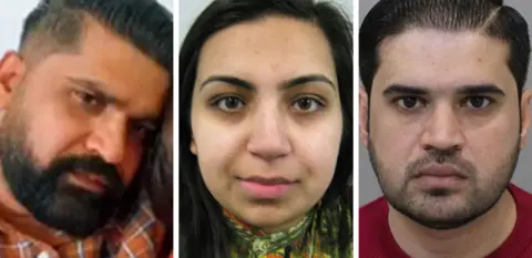 Surrey Police Urfan Sharif, Beinash Batool, Faisal Malik