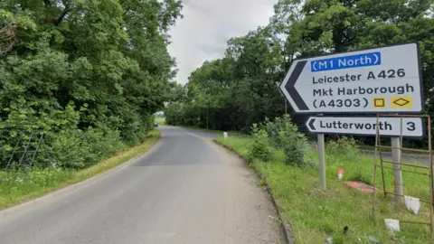 Google Rugby Road, in Cotesbach, Leicestershire