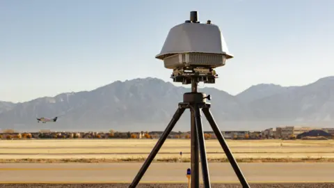 DroneShield A DroneShield sensor in place at an airport