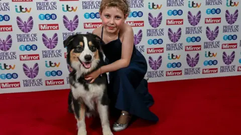 The Daily Mirror Pride of Britain Awards with TSB Freya with Echo at the Pride of Britain Awards