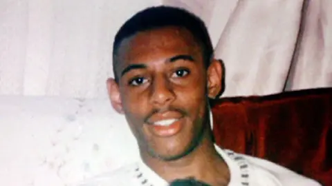 FAMILY HANDOUT Stephen Lawrence, pictured in a family photo