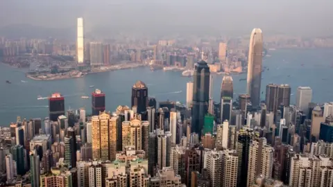 Getty Images Hong Kong skyline