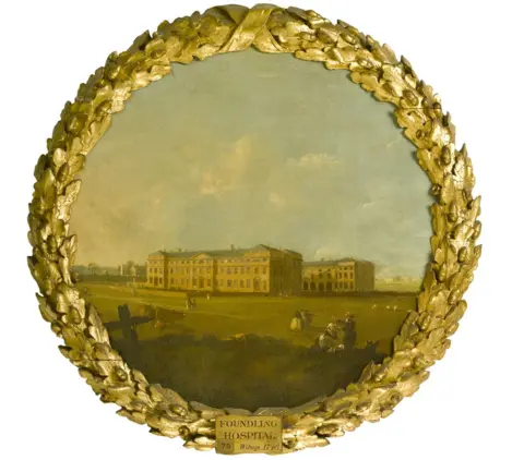 Coram/The Foundling Museum The Foundling Hospital, 1746 was painted by Richard Wilson
