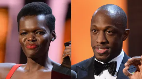 Getty Images Sheila Atim and Giles Terera