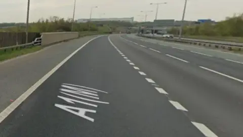Google A1(M) in West Yorkshire