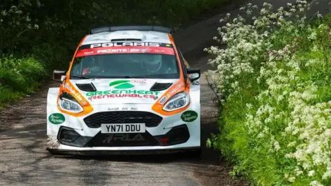 British Rally Championship a rally car