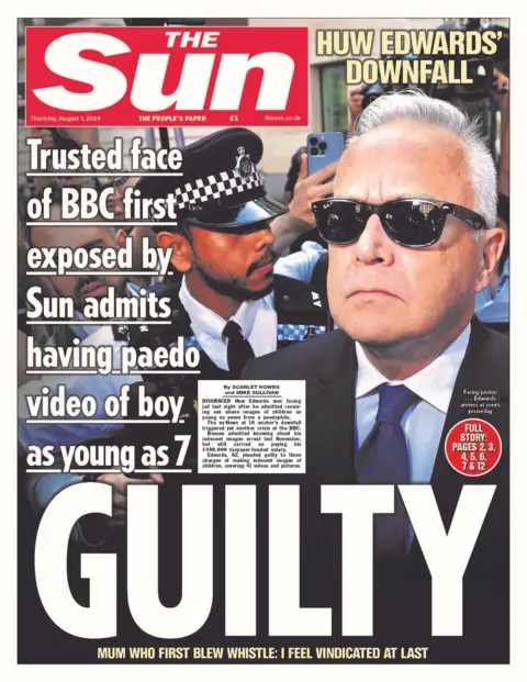 The Sun front page