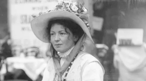 Alamy Christabel Pankhurst in a picture by photojournalist Christina Broom