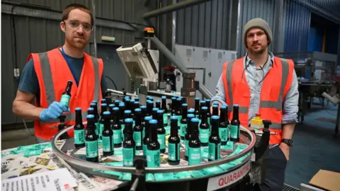 Jeff J Mitchell Brewdog founders Martin Dickie and James Watt