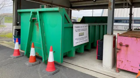 Government of Jersey Recycling bin for unused wood