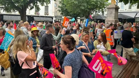 BBC Striking teachers