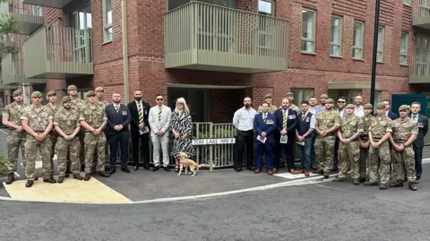 Eric Johnson The ceremony to unveil Tom Lake Way