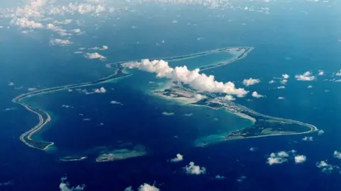 Getty Images Diego Garcia, the largest of the Chagos Islands and a joint UK-US military base