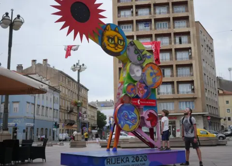 BBC Art installation on The Korzo