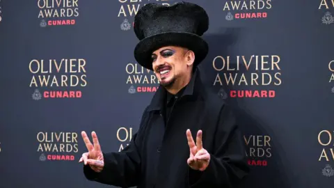 Reuters Boy George attends the 2026 Olivier Awards at the Royal Albert Hall in London, Britain, April 12, 2026. 