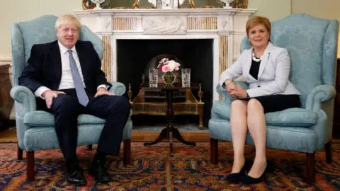Getty Images Sturgeon and Johnson