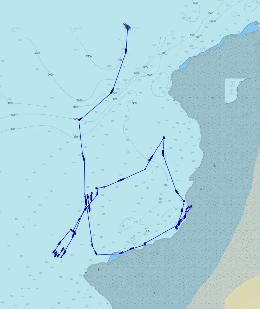 Big Ocean Data Polarstern track