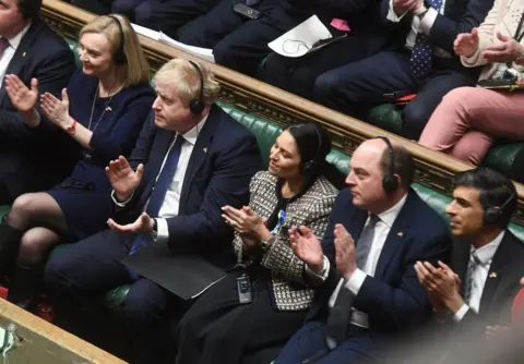 UK Parliament Zelensky speech applause