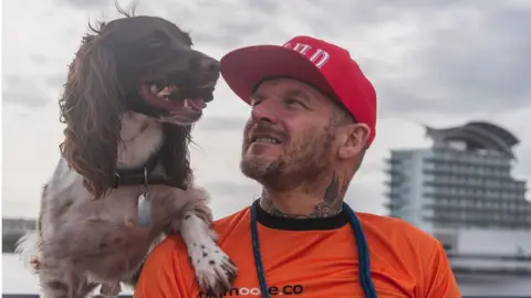 Matt Pritchard Matt Pritchard and his dog