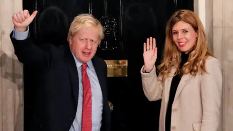 Reuters Boris Johnson and Carrie Symonds