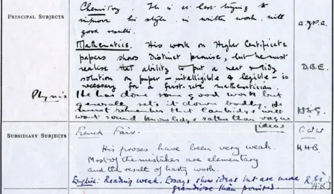 Cambridge University Alan Turing school report