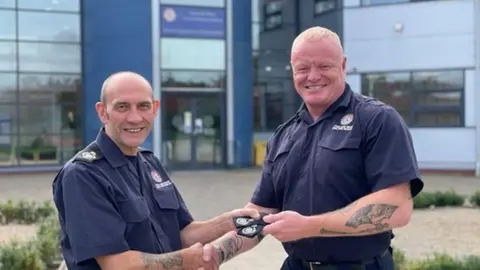 Tyne and Wear Fire and Rescue Service Peter Health and Chris Lowther