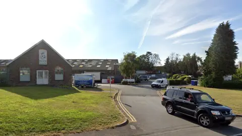 Google Entrance to the industrial estate where East Bristol Auctions Ltd is found