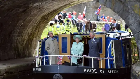Getty Images Royal Family in Burnley 2012