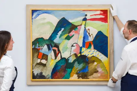 Sotheby's Kandinsky's painting 'Murnau mit Kirche II'